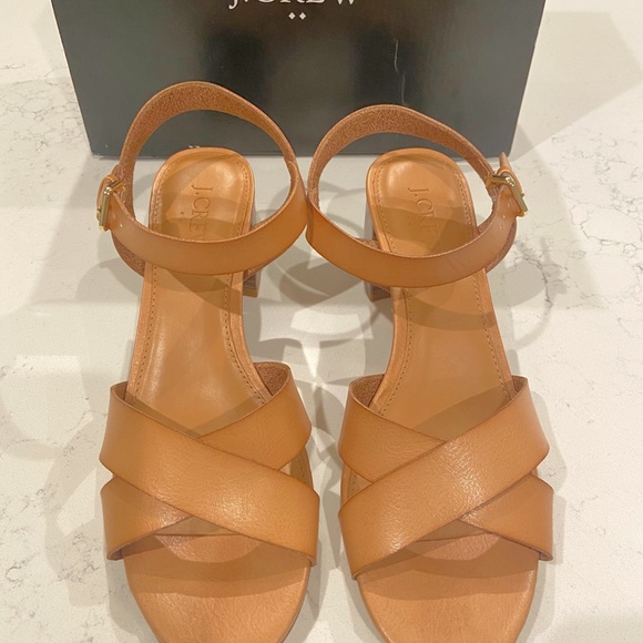 J. Crew Lowblock Heel Sandal - Picture 5 of 9